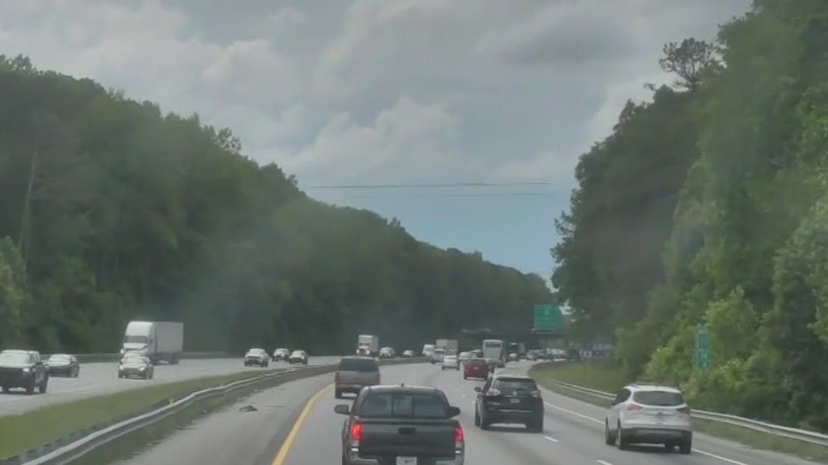 Rain moving through North Georgia